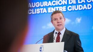 Imagen del presidente de Castilla-La Mancha, Emiliano Garc&iacute;a-Page 