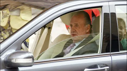 Juan Carlos I al volante Juan Carlos I al volante