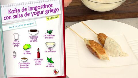 Ingredientes para la salsa de yogur