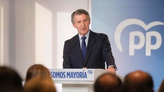 Imagen del l&iacute;der del PP, Alberto N&uacute;&ntilde;ez Feij&oacute;o 