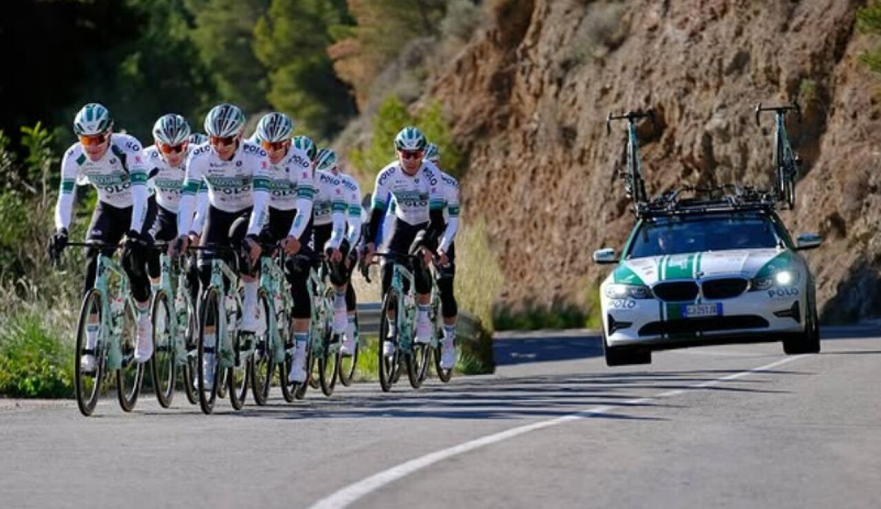 Ciclistas del equipo SC Padovani