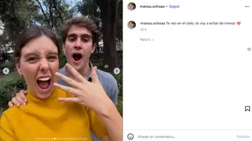 La influencer Manuela Ochoa se despide de su prometido tras su fallecimiento inesperado La influencer Manuela Ochoa se despide de su prometido tras su fallecimiento inesperado