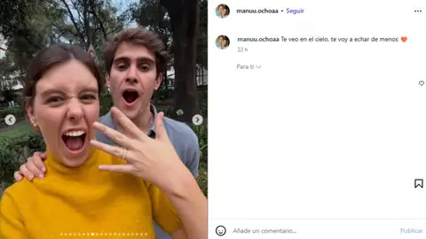 La influencer Manuela Ochoa se despide de su prometido tras su fallecimiento inesperado La influencer Manuela Ochoa se despide de su prometido tras su fallecimiento inesperado