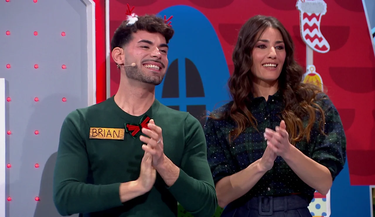 Brian, el concursante que cumple su sueño en La ruleta de la suerte