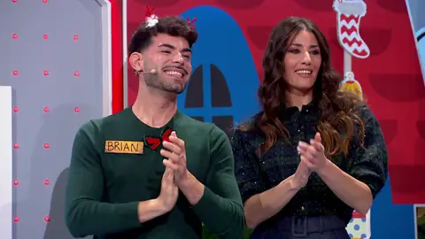 Brian, el concursante que cumple su sueño en La ruleta de la suerte Brian, el concursante que cumple su sueño en La ruleta de la suerte