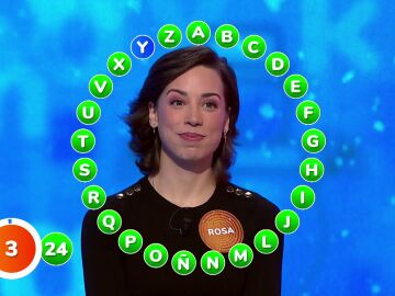 Segundo 24 de Rosa en Pasapalabra, a una del bote de 2.542.000 euros en El Rosco: &iquest;milagro de Navidad?