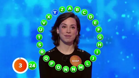 Segundo 24 de Rosa en Pasapalabra, a una del bote de 2.542.000 euros en El Rosco: ¿milagro de Navidad? Segundo 24 de Rosa en Pasapalabra, a una del bote de 2.542.000 euros en El Rosco: ¿milagro de Navidad?