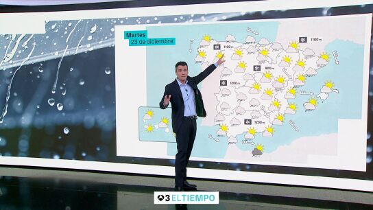 Rodeados de borrascas llegaremos al d&iacute;a de Navidad. Seguimos de pleno invierno.