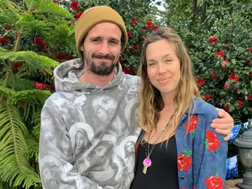 El actor James Ransone con su mujer El actor James Ransone con su mujer