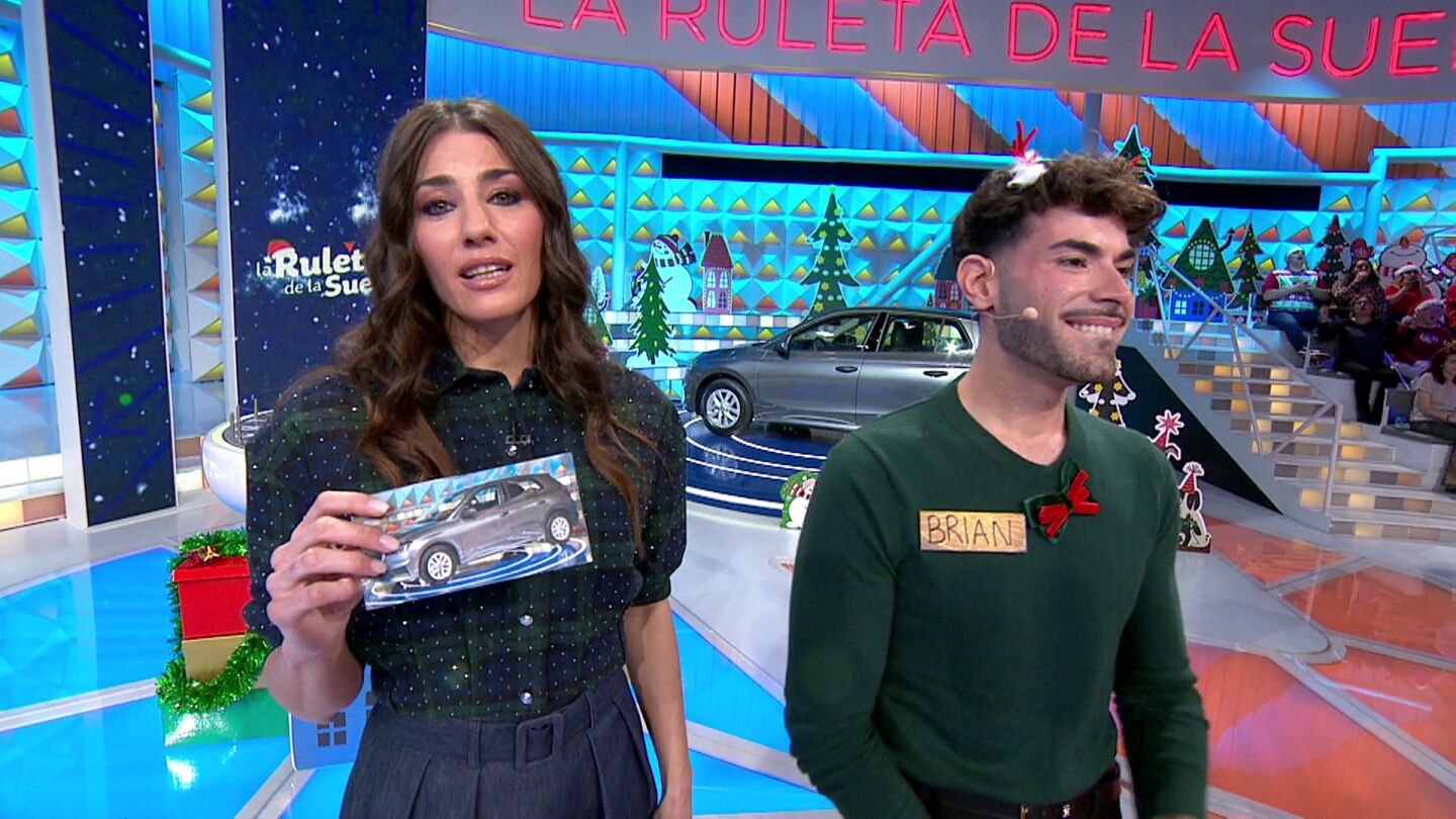 Brian se queda a las puertas de ganar el coche de La ruleta de la suerte