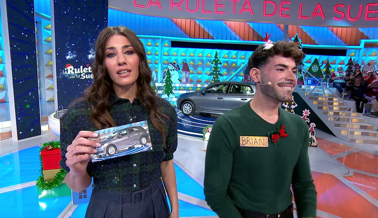 Brian se queda a las puertas de ganar el coche de La ruleta de la suerte