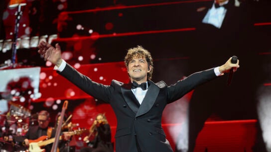 David Bisbal en el concierto en el Movistar Arena en Madrid