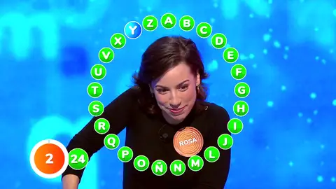 Segundo 24 de Rosa en Pasapalabra, a una del bote de 2.542.000 euros en El Rosco: ¿milagro de Navidad? Segundo 24 de Rosa en Pasapalabra, a una del bote de 2.542.000 euros en El Rosco: ¿milagro de Navidad?