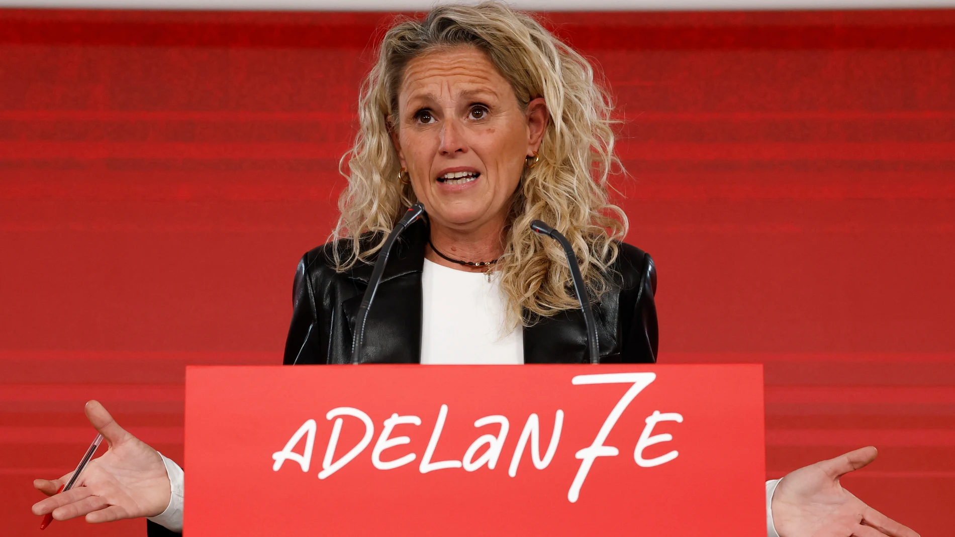 La portavoz del Comité Ejecutivo Federal del PSOE, Montse Mínguez La portavoz del Comité Ejecutivo Federal del PSOE, Montse Mínguez