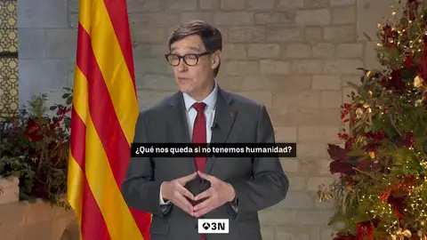 Duras reacciones en el Parlament al mensaje navideño de Salvador Illa Duras reacciones en el Parlament al mensaje navideño de Salvador Illa