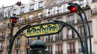 Imagen del metro de París Imagen del metro de París