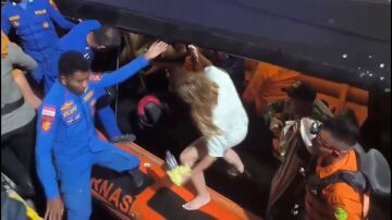 Imagen del rescate en Indonesia 