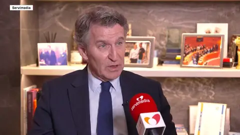 Entrevista a Alberto Núñez Feijóo en Servimedia Entrevista a Alberto Núñez Feijóo en Servimedia