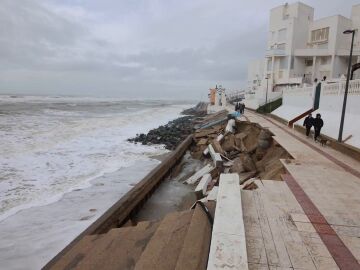 Imagen de archivo de los estragos ocasionados por la borrasca Francis.