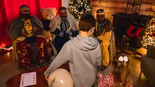 Sala amigable del centro comercial Marineda de A Coruña donde dejan sus cartas a los Reyes Magos Sala amigable del centro comercial Marineda de A Coruña donde dejan sus cartas a los Reyes Magos
