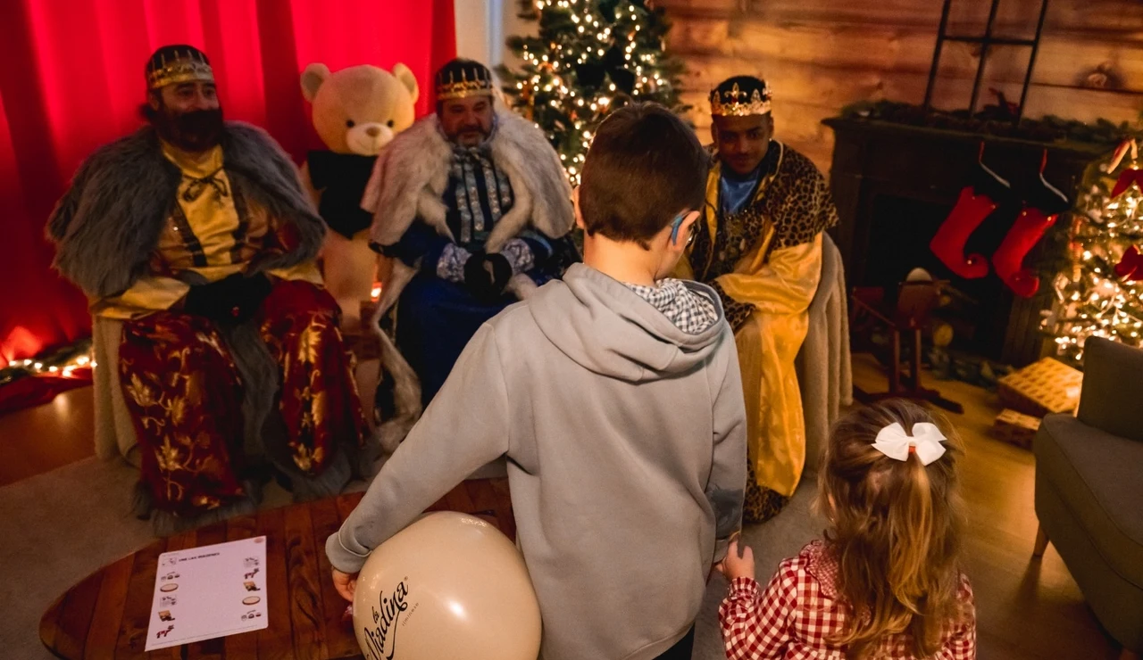 Sala amigable del centro comercial Marineda de A Coruña donde dejan sus cartas a los Reyes Magos