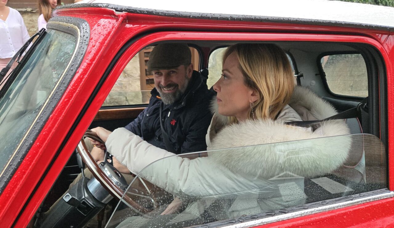 Imagen de Santiago Abascal y de Georgia Meloni.