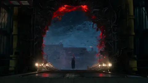 Escena final de Eleven en Stranger Things Escena final de Eleven en Stranger Things