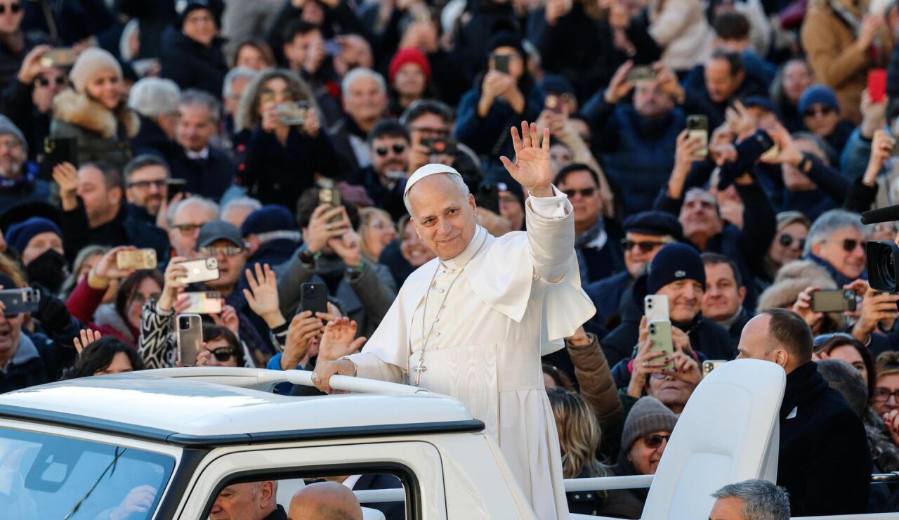 El papa Le&oacute;n XIV en el Vaticano