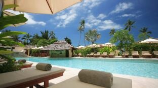 Piscina de un hotel