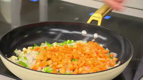 Sazona y cocina las hortalizas Sazona y cocina las hortalizas