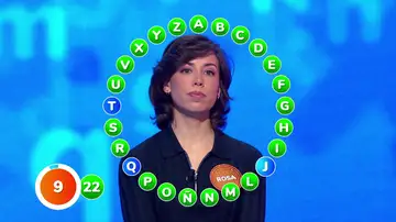 Rosa convierte el tiempo en oro: da un golpe magistral para ganar en El Rosco Rosa convierte el tiempo en oro: da un golpe magistral para ganar en El Rosco