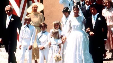 Boda de Philippe Junot y Carolina de Mónaco 