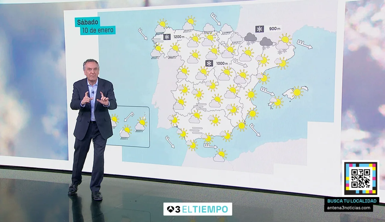Roberto Brasero dice adiós a la Borrasca Goretti: "Se aleja"