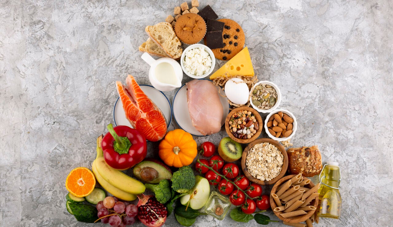 Pir&aacute;mide alimentaria