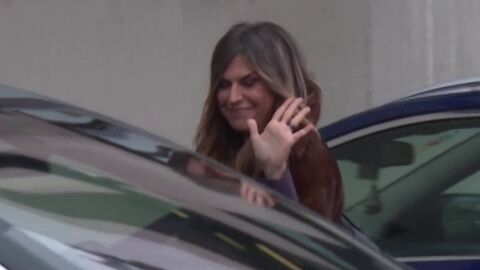 Raquel Perera reacciona ante la prensa