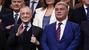 Florentino P&eacute;rez y Joan Laporta
