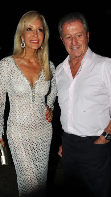 Carmen Lomana y Philippe Junot en 2013 Carmen Lomana y Philippe Junot en 2013