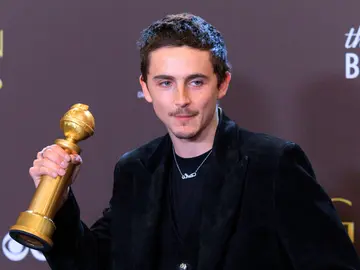Timothée Chalamet en los Globos de Oro Timothée Chalamet en los Globos de Oro