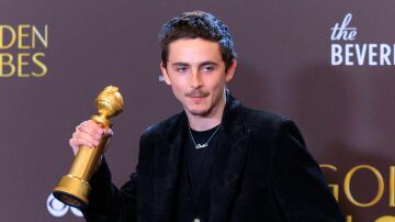 Timoth&eacute;e Chalamet en los Globos de Oro