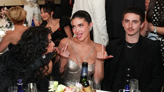 Kylie Jenner y Timothée Chalamet en los Globos de Oro 2026 Kylie Jenner y Timothée Chalamet en los Globos de Oro 2026
