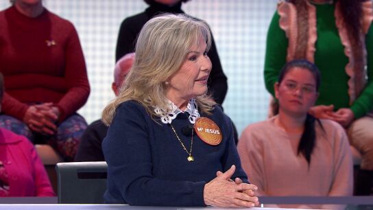 El secreto del colgante que María Jesús y su acordeón luce en Pasapalabra: “Me lo regaló mi padre”