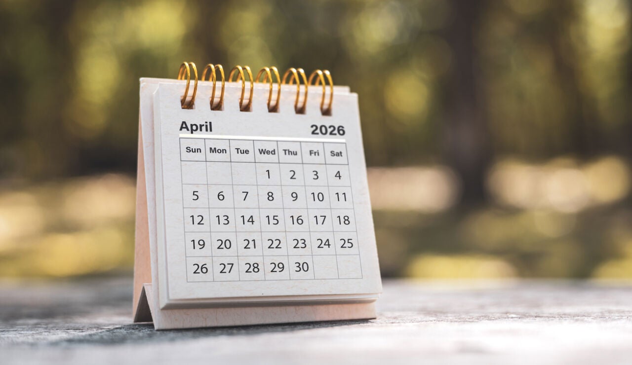 Calendario de abril de 2026