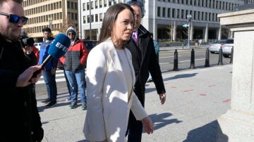 La l&iacute;der opositora venezolana y Premio Nobel de la Paz, Mar&iacute;a Corina Machado, llega a la Casa Blanca este jueves