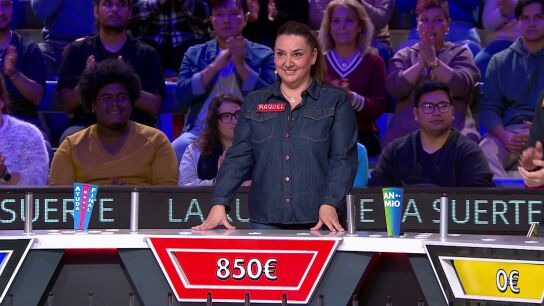 &iexcl;Suma y sigue!, Raquel logra un premio de 850 euros