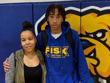 Andre Bell, en una fotograf&iacute;a de archivo de Fisk Athletics