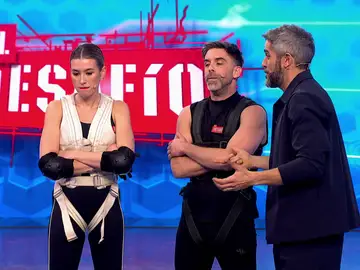 La indignación de Eva Soriano tras caer del tablón La indignación de Eva Soriano tras caer del tablón