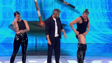 El semidesnudo de Eduardo Navarrete en El Desafío El semidesnudo de Eduardo Navarrete en El Desafío