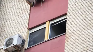 Incendio en la calle León X de Sevilla Incendio en la calle León X de Sevilla