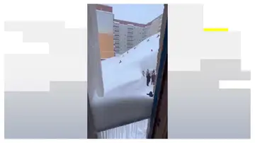 Una gran nevada sepulta la península rusa de Kamchatka al noreste del país Una gran nevada sepulta la península rusa de Kamchatka al noreste del país