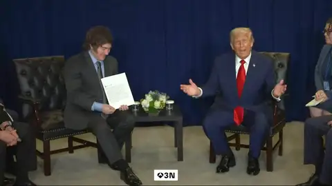 Vídeo: Trump incluye a Milei entre los elegidos para su organización por la paz Vídeo: Trump incluye a Milei entre los elegidos para su organización por la paz